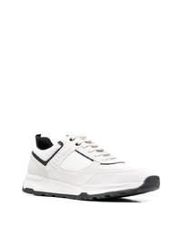 Chaussures de sport blanches et noires Geox