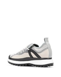 Chaussures de sport blanches et noires Giorgio Armani