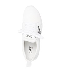 Chaussures de sport blanches et noires Ea7 Emporio Armani