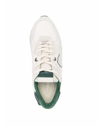 Chaussures de sport blanches et noires Philippe Model Paris