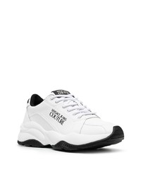 Chaussures de sport blanches et noires VERSACE JEANS COUTURE