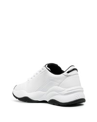 Chaussures de sport blanches et noires VERSACE JEANS COUTURE