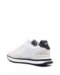 Chaussures de sport blanches et noires VERSACE JEANS COUTURE