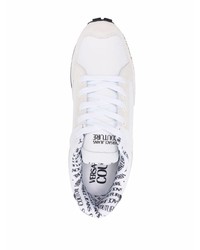 Chaussures de sport blanches et noires VERSACE JEANS COUTURE