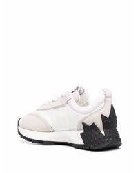 Chaussures de sport blanches et noires DSQUARED2