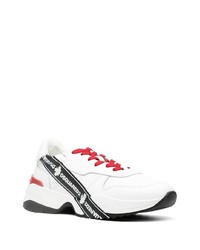 Chaussures de sport blanches et noires DSQUARED2