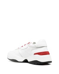 Chaussures de sport blanches et noires DSQUARED2