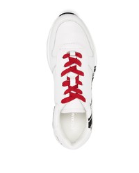 Chaussures de sport blanches et noires DSQUARED2