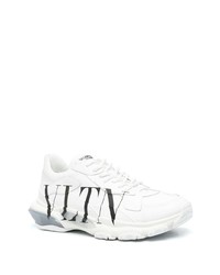 Chaussures de sport blanches et noires Valentino Garavani