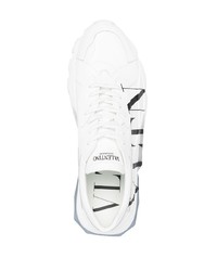 Chaussures de sport blanches et noires Valentino Garavani