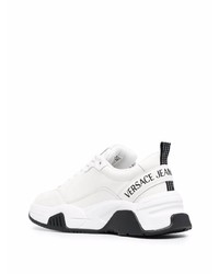 Chaussures de sport blanches et noires VERSACE JEANS COUTURE