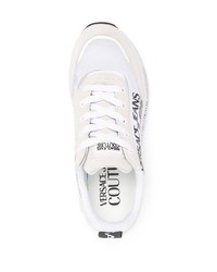 Chaussures de sport blanches et noires VERSACE JEANS COUTURE