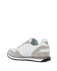 Chaussures de sport blanches et noires Emporio Armani