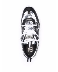 Chaussures de sport blanches et noires VERSACE JEANS COUTURE