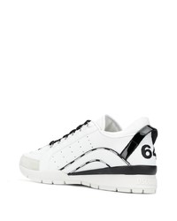 Chaussures de sport blanches et noires DSQUARED2