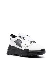 Chaussures de sport blanches et noires VERSACE JEANS COUTURE