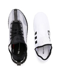 Chaussures de sport blanches et noires Y-3