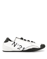 Chaussures de sport blanches et noires N°21