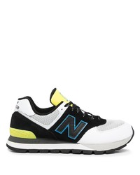 Chaussures de sport blanches et noires New Balance