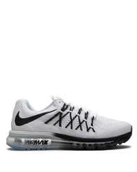 Chaussures de sport blanches et noires Nike