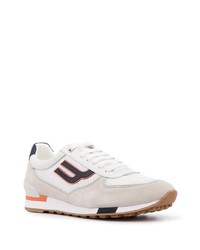 Chaussures de sport blanches et noires Bally