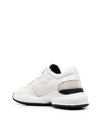 Chaussures de sport blanches et noires Hogan