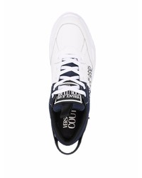 Chaussures de sport blanches et noires VERSACE JEANS COUTURE