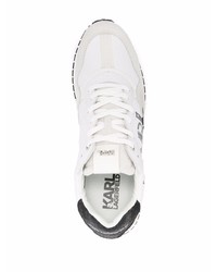 Chaussures de sport blanches et noires Karl Lagerfeld