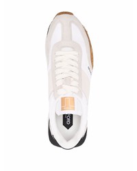 Chaussures de sport blanches et noires Tom Ford