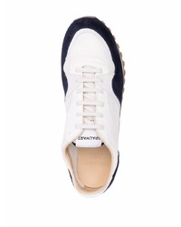 Chaussures de sport blanches et noires Spalwart