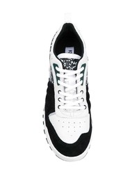 Chaussures de sport blanches et noires Kenzo