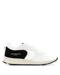 Chaussures de sport blanches et noires Philippe Model