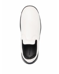 Chaussures de sport blanches et noires Bottega Veneta