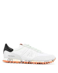 Chaussures de sport blanches et noires Premiata