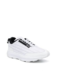 Chaussures de sport blanches et noires Dunhill