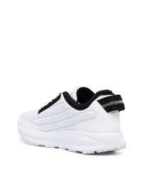 Chaussures de sport blanches et noires Dunhill