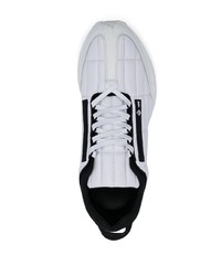 Chaussures de sport blanches et noires Dunhill