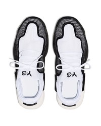 Chaussures de sport blanches et noires Y-3