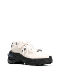 Chaussures de sport blanches et noires Maison Margiela