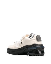 Chaussures de sport blanches et noires Maison Margiela