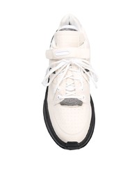 Chaussures de sport blanches et noires Maison Margiela