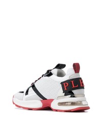 Chaussures de sport blanches et noires Philipp Plein