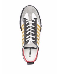 Chaussures de sport blanches et noires DSQUARED2