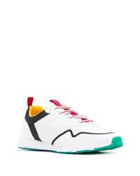 Chaussures de sport blanches et noires PS Paul Smith