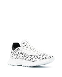 Chaussures de sport blanches et noires Givenchy