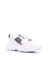 Chaussures de sport blanches et noires VERSACE JEANS COUTURE