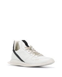 Chaussures de sport blanches et noires Rick Owens