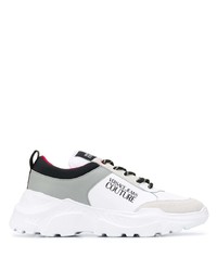 Chaussures de sport blanches et noires VERSACE JEANS COUTURE