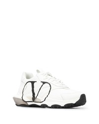 Chaussures de sport blanches et noires Valentino Garavani