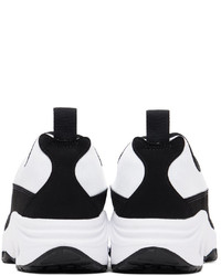 Chaussures de sport blanches et noires Comme Des Garcons Homme Plus